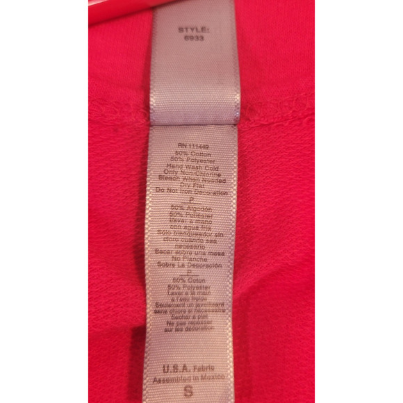 Lot of‎ 2 Small Racerback Tank Tops Sleeveless Shirts 1Red/ 1 White - Picture 6 of 11